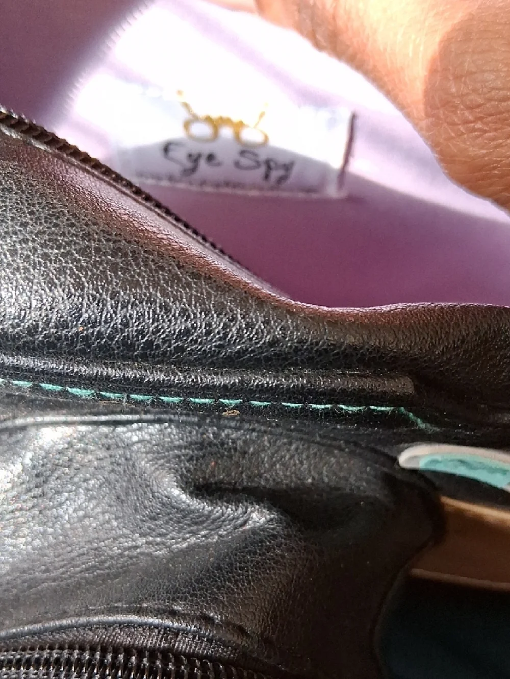Mango Black Faux Leather Camera Crossbody Bag with Gold Zip Detail